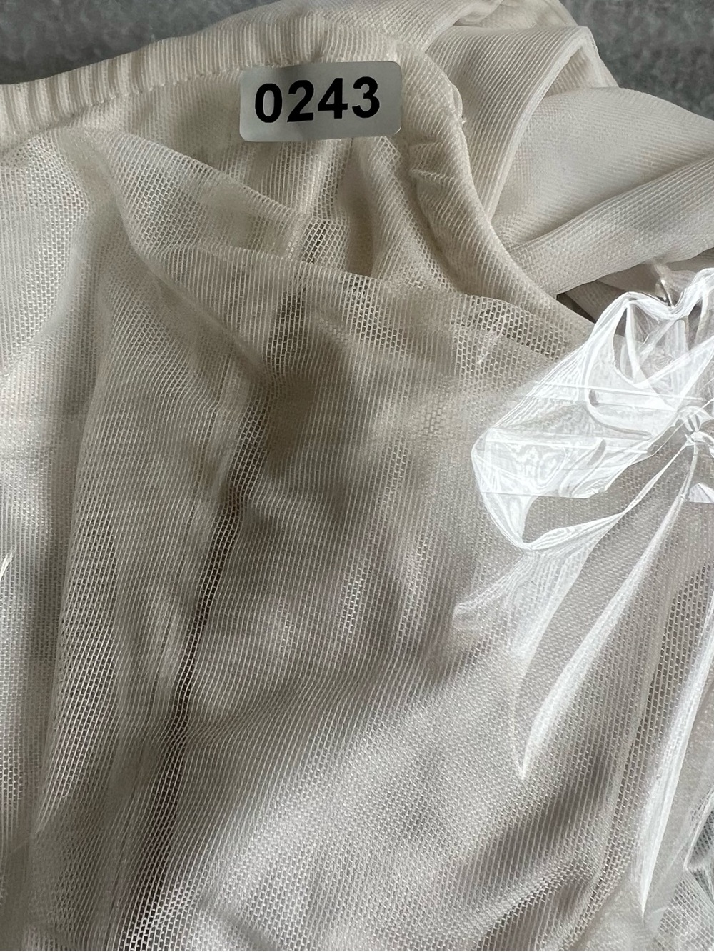 Princess Polly White Ruched Mesh Mini Dress Bodycon Corset Size 4 - Picture 9 of 9